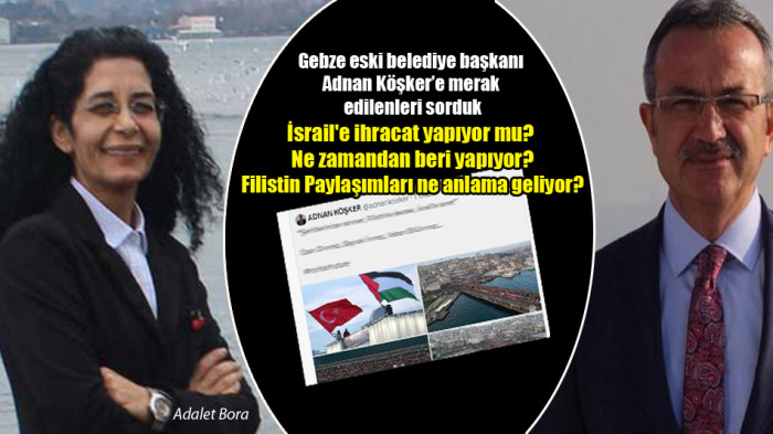 Adnan Köşker, Adalet Bora'ya konuştu.İsrail'e ihracat yapıyor mu? Paylaşımları ne anlama geliyor?