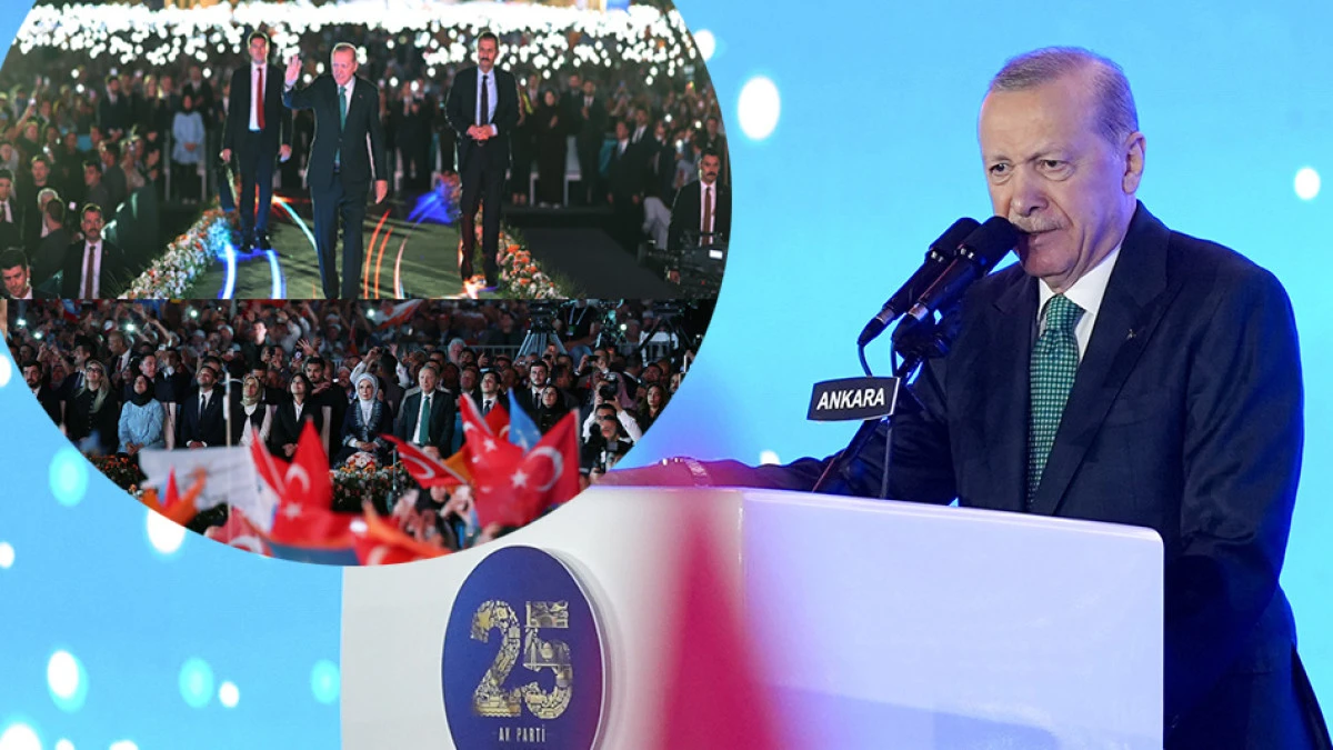 Ak Partinin kuruluş yıld&ouml;n&uuml;m&uuml;ne g&ouml;rkemli kutlama