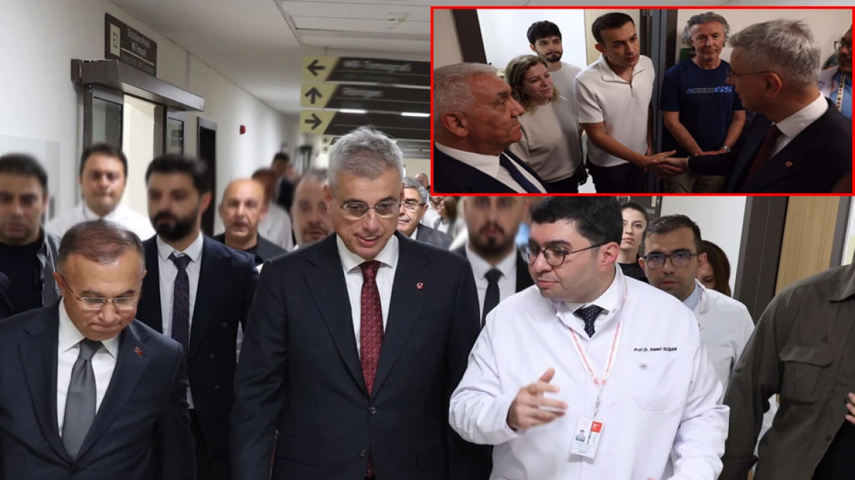 Bakan Memişoğlu, saldırıya uğrayan Milletvekili Meri&ccedil;'i hastanede ziyaret etti