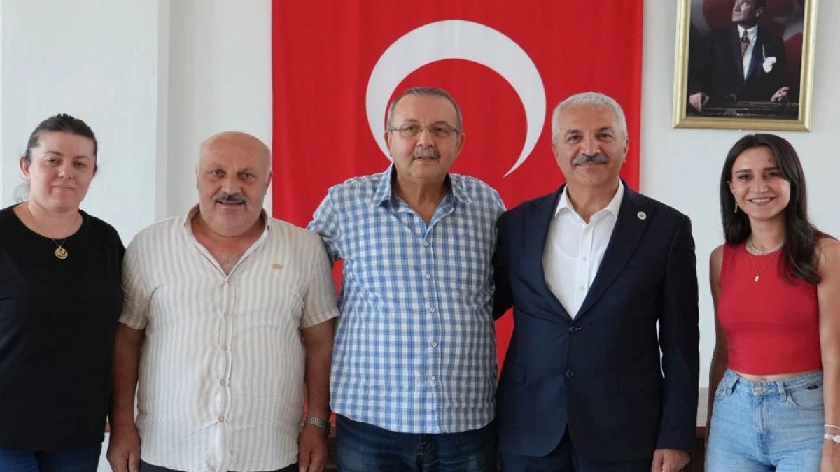 Başkan Aslantaş'tan Hask&ouml;y Sanayi Sitesi Başkanı Baş&ccedil;ift&ccedil;i'ye ziyaret