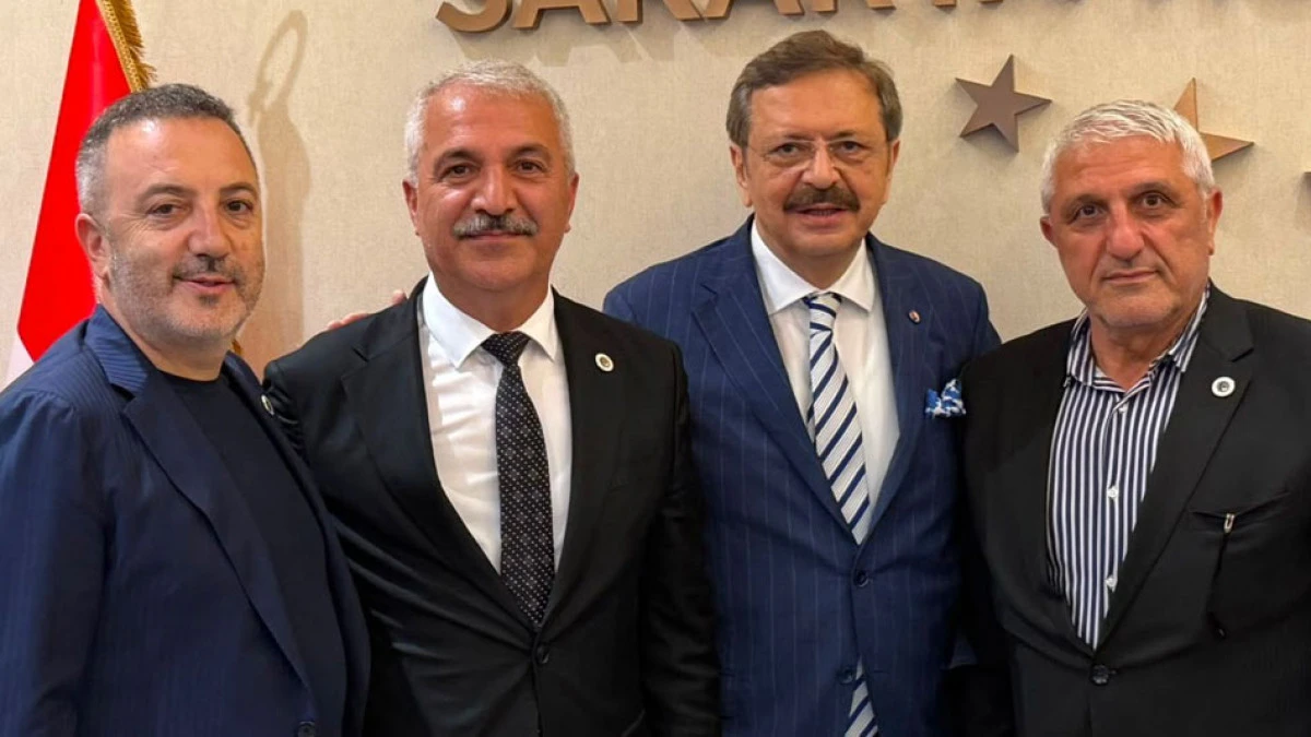 Başkan Aslantaş'tan, TOBB Başkanı Hisarcıklıoğlu ile &ouml;nemli g&ouml;r&uuml;şme