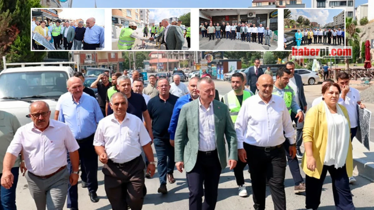 Başkan B&uuml;y&uuml;kakın&rsquo;dan &Ccedil;ayırova projelerine yerinde takip
