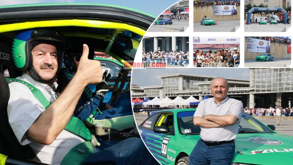Başkan B&uuml;y&uuml;kg&ouml;z, drift tutkunlarını yalnız bırakmadı