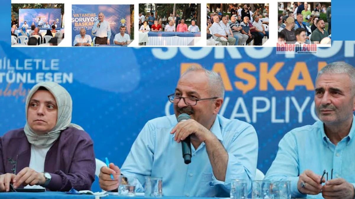 Başkan B&uuml;y&uuml;kg&ouml;z Gebzelileri dinledi