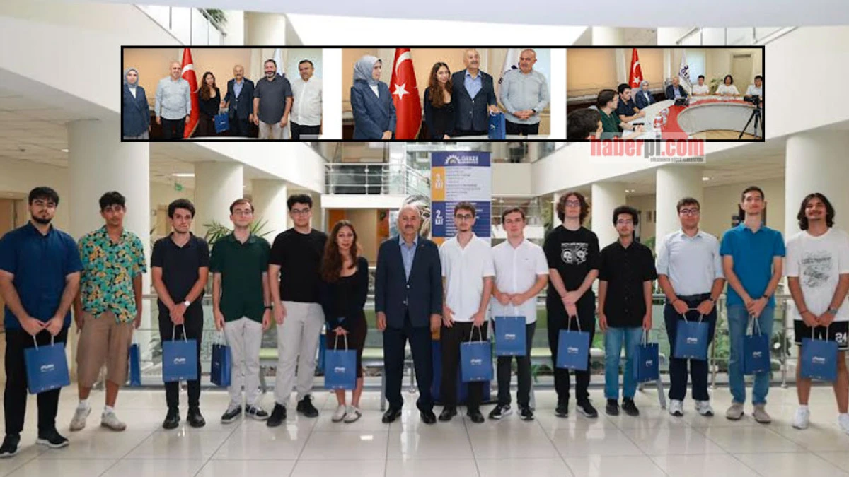Başkan B&uuml;y&uuml;kg&ouml;z'den şampiyonlara &ouml;ğ&uuml;t: Sevdiğiniz işi yapın 