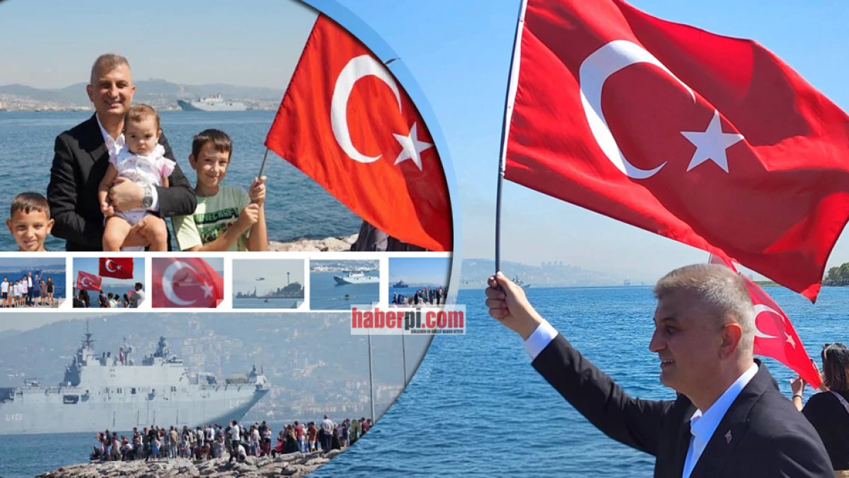 Başkan Sezer, G&ouml;lc&uuml;kl&uuml;lerle birlikte Ay Yıldızlı coşkuya ortak oldu