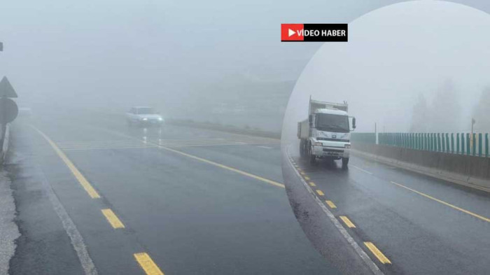 Dikkat! Bolu Dağı'nda sis ve yağış etkili oluyor
