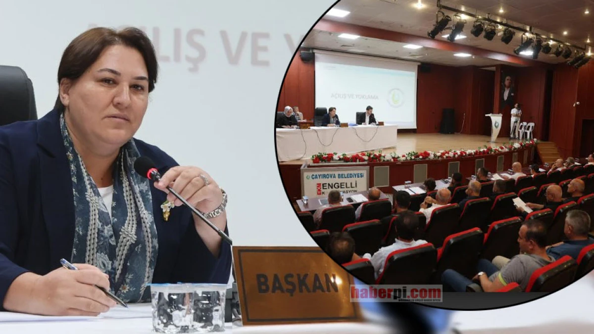 &Ccedil;ayırova Meclisi, Seyhan Kutbay D&ouml;nmez başkanlığında yapıldı