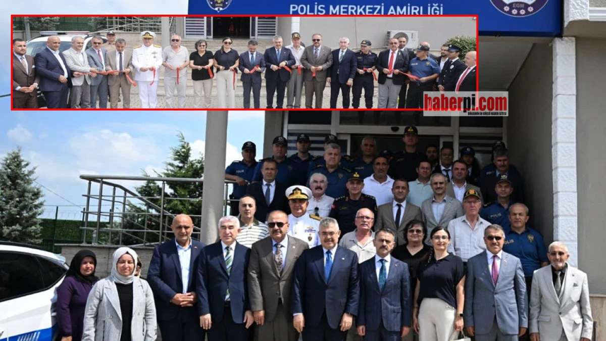 &Ccedil;ayırova Şehit Hıdır Canoluk Polis Merkezi Amirliği t&ouml;renle a&ccedil;ıldı