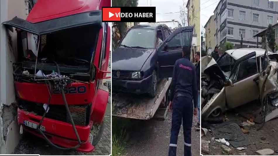 Çayırova'da feci kaza. Ortalık savaş alanına döndü