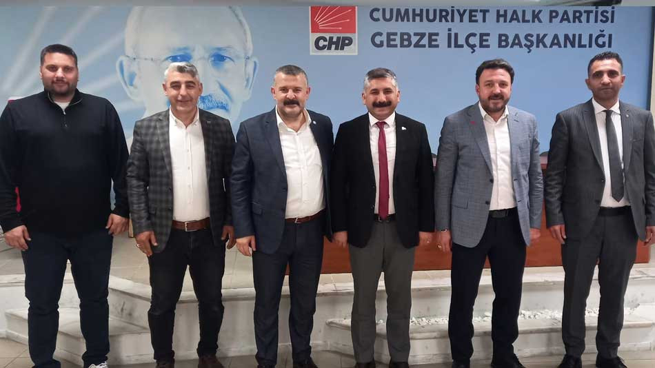 CHP Gebze ilçe başkanı Orhan Millet İttifakı başkanlarını ağırladı 