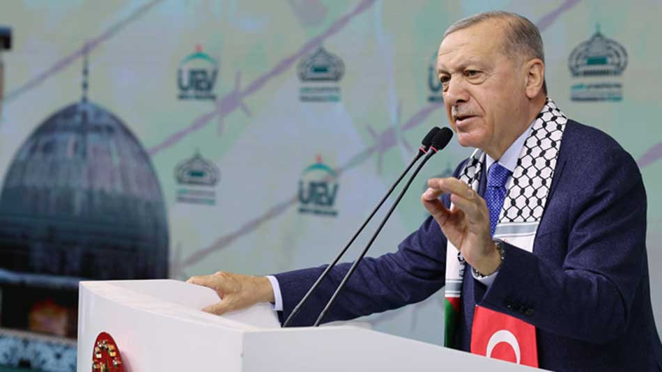 Cumhurbaşkanı Erdoğan'dan dünyaya Filistin dersi 