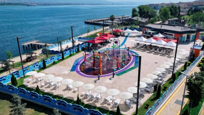 Değirmendere Aquapark &ccedil;ocukların g&ouml;zdesi oldu