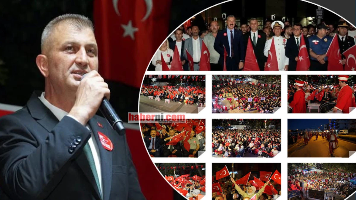  Demokrasi ve Milli Birlik G&uuml;n&uuml;'nde G&ouml;lc&uuml;k Dimdik Ayakta