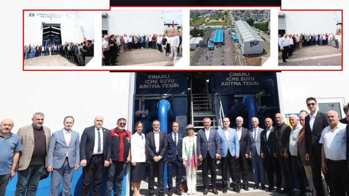 Derince &Ccedil;ınarlı İ&ccedil;mesuyu Arıtma Tesisi devreye alındı