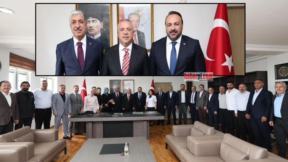 Dilovası Kaymakamı &Ccedil;elik'e ilk ziyaret Başkanlardan