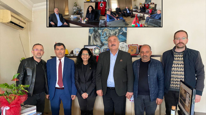 Erzurumlular Vakfı Başkanı Ahmet Önal'dan Adalet Bora'ya ziyaret