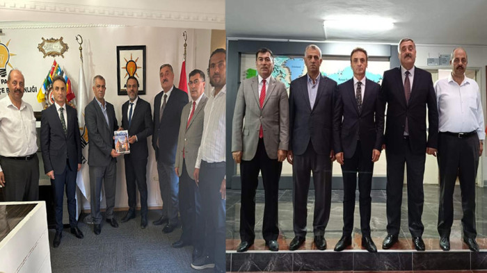 Erzurumlular Vakfından Doğan ve Başkan Şakar'a ziyaret
