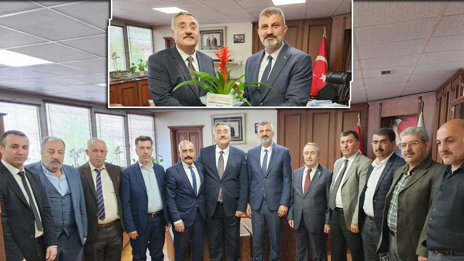 Erzurumlular Vakfından Gölcük Belediye Başkanı Sezer'e önemli ziyaret