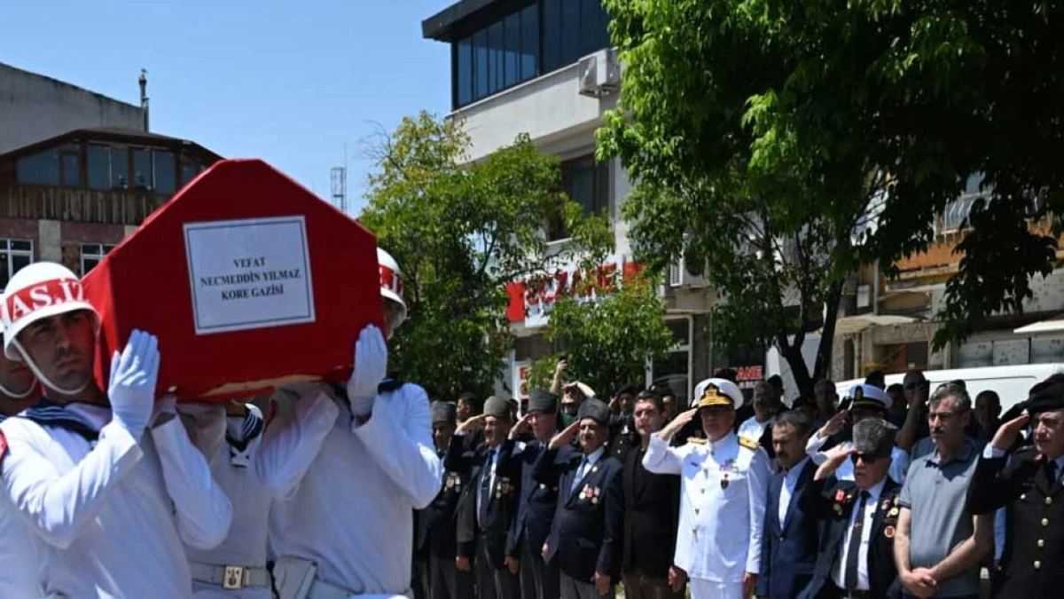 Gazimiz Necmeddin Yılmaz son yolculuğuna uğurlandı
