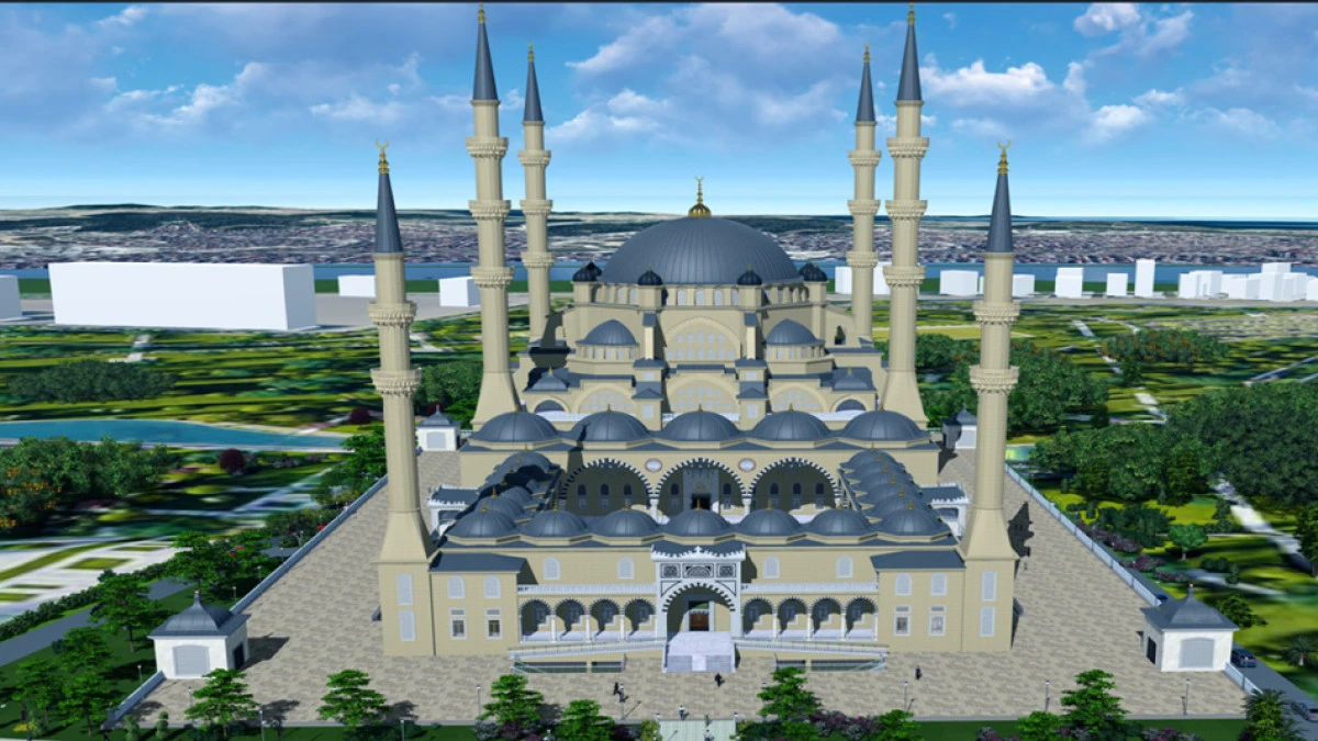 Gebze Millet Bah&ccedil;esi Camisinin yapımına başladı