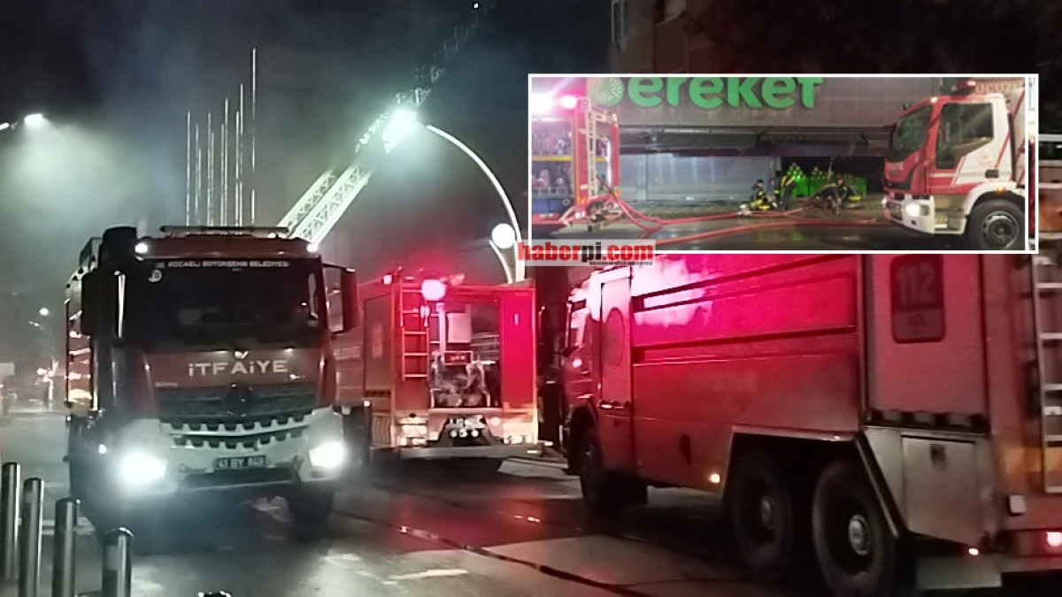 Gebze'de b&uuml;y&uuml;k panik. Alev alev yandı