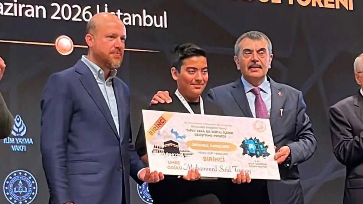 Gebzeli Muhammed Said Tumay, T&uuml;rkiye birinci oldu