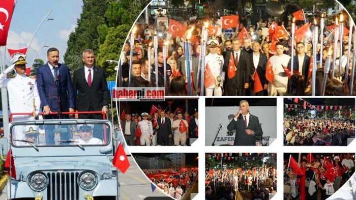G&ouml;lc&uuml;k'te 30 Ağustos Zafer Bayramı b&uuml;y&uuml;k coşkuyla kutlandı