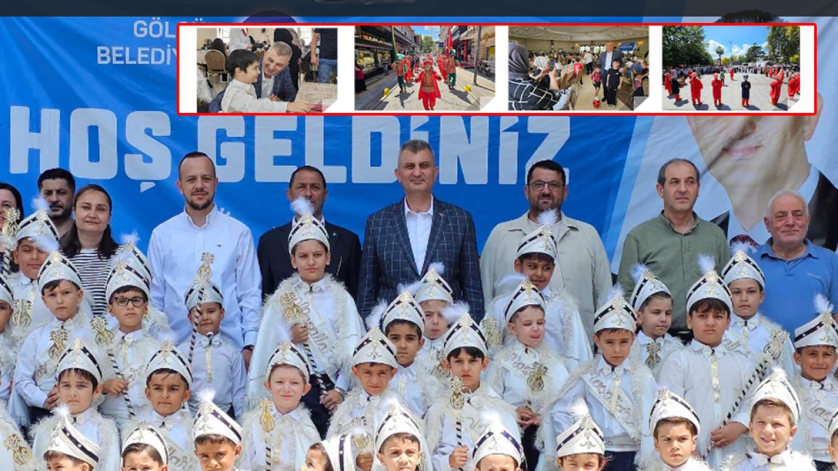 G&ouml;lc&uuml;k&rsquo;te s&uuml;nnet &ccedil;ocuklarının mutluluğu ş&ouml;lene d&ouml;n&uuml;şt&uuml;