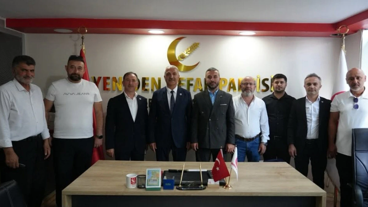 GTO Başkanı Aslantaş'tan YRP Gebze İl&ccedil;e Başkanı Bilikci'ye ziyaret