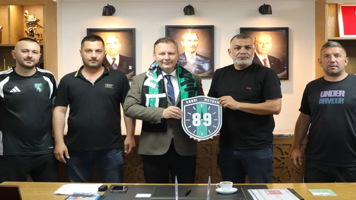 Hodri Meydan&rsquo;dan Başkan Enes Emengen&rsquo;e s&uuml;rpriz 