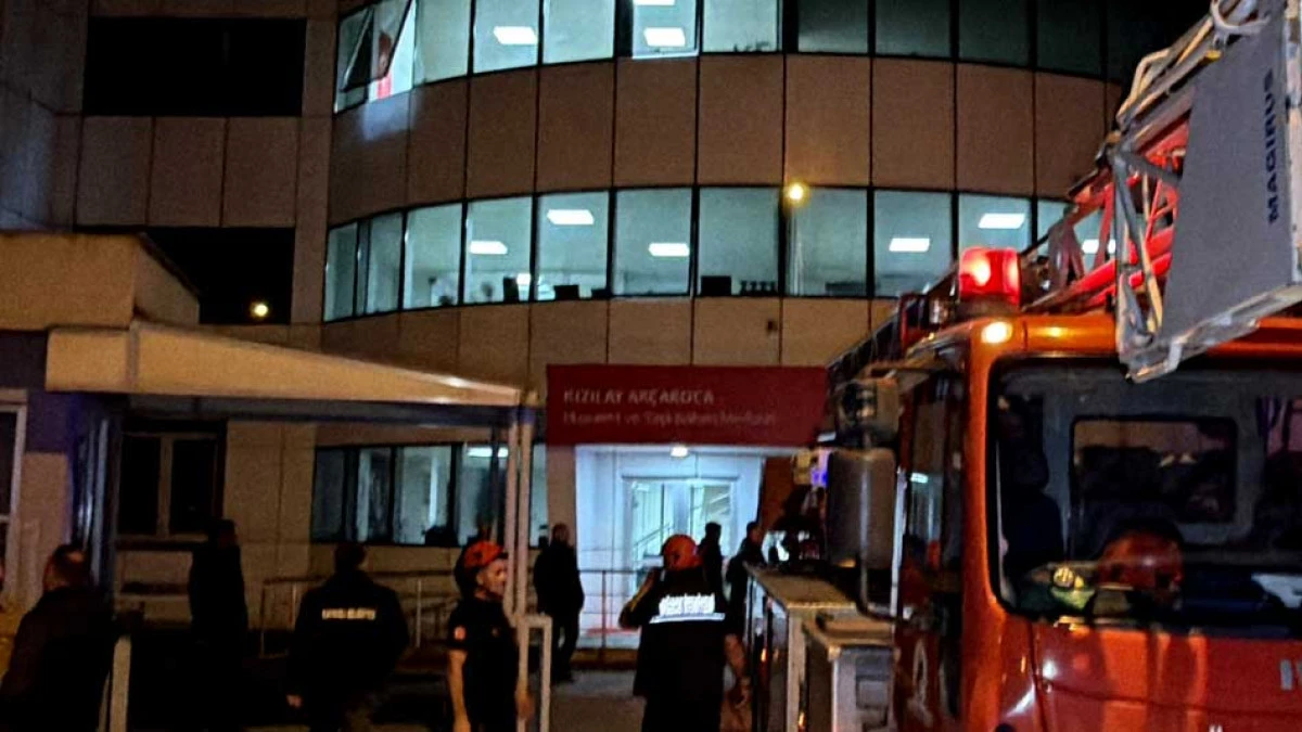 Huzurevinde yangın şoku