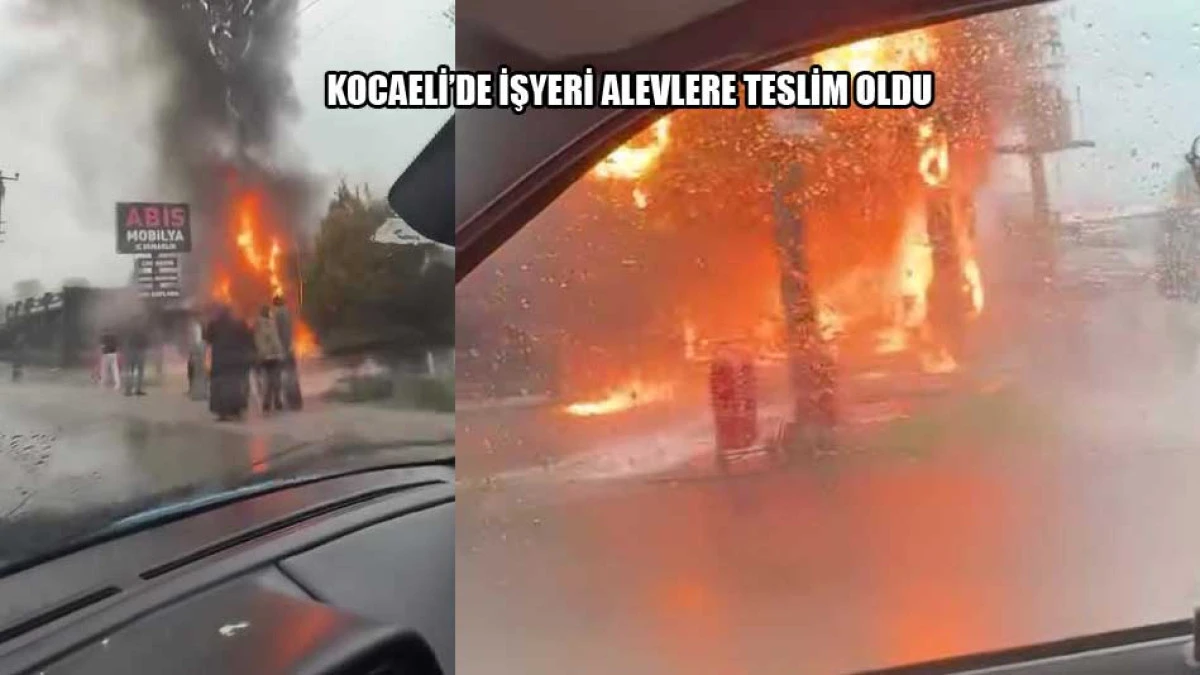 İş yeri alevlere teslim oldu