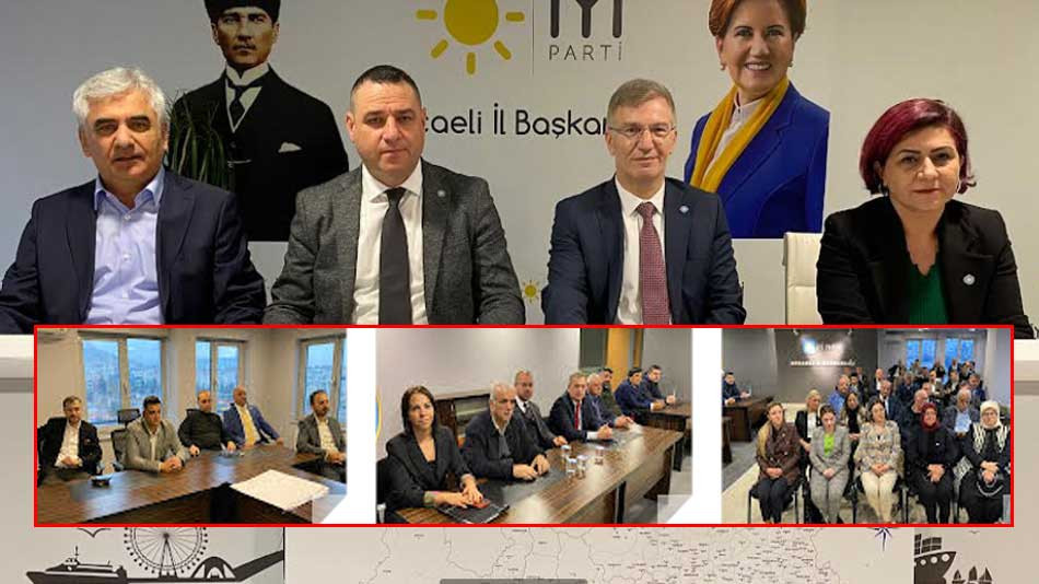 İyi Parti Kocaeli Başkanı Acur , Özak ile birlikte SKM ekibini tanıttı