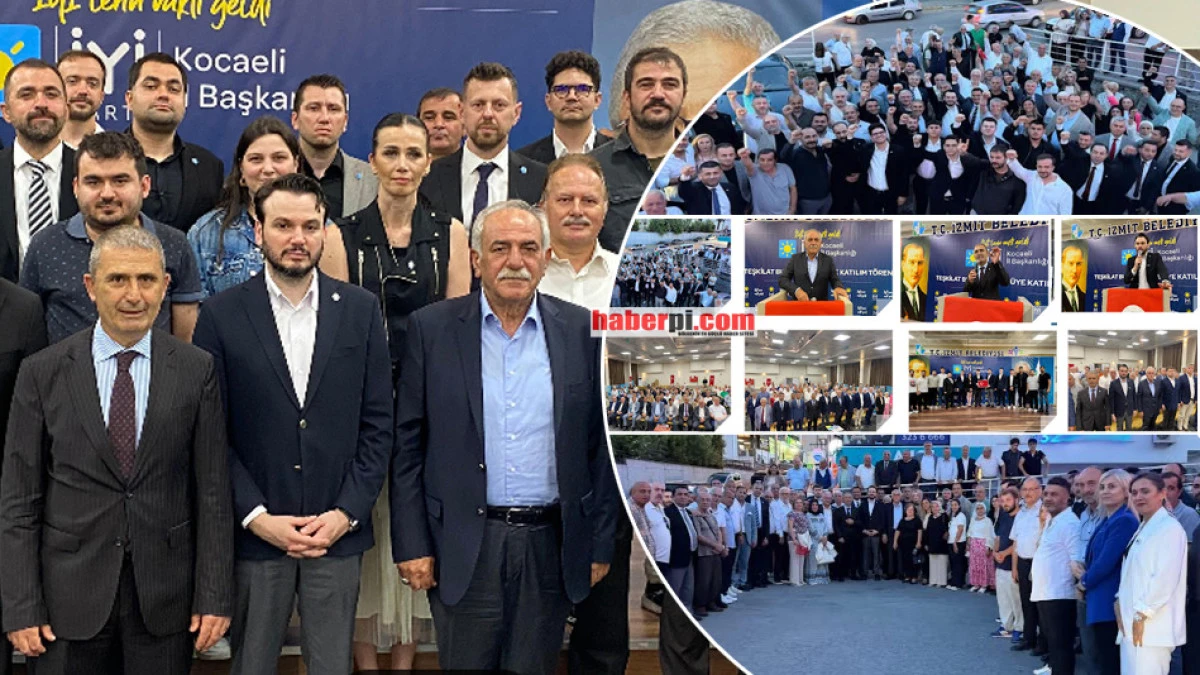 İyi Parti Kocaeli 'de teşkilat buluşması ve &uuml;ye katılım coşkusu