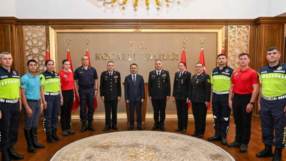 Jandarma Komutanı Bozkurt'tan Vali Aktaş&rsquo;a ziyaret