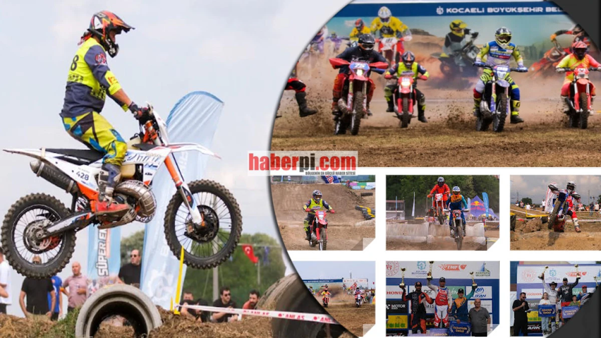 Kartepe'de S&uuml;per Enduro r&uuml;zgarı esti