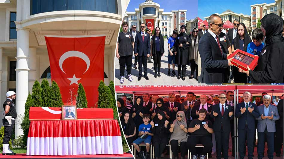 Kaymakam Özdemir Valilikteki resmi törenle son yolculuğuna uğurlandı