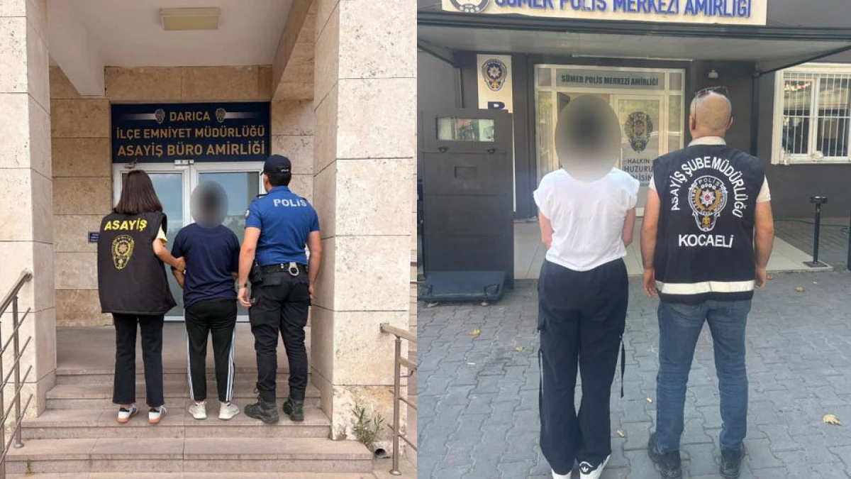 Kocaeli Emniyeti tarafından yakalandılar