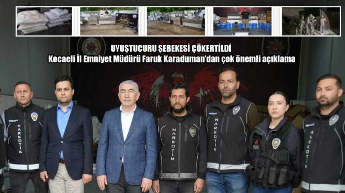 Kocaeli Emniyeti uyuşturucu şebekesini &ccedil;&ouml;kertti
