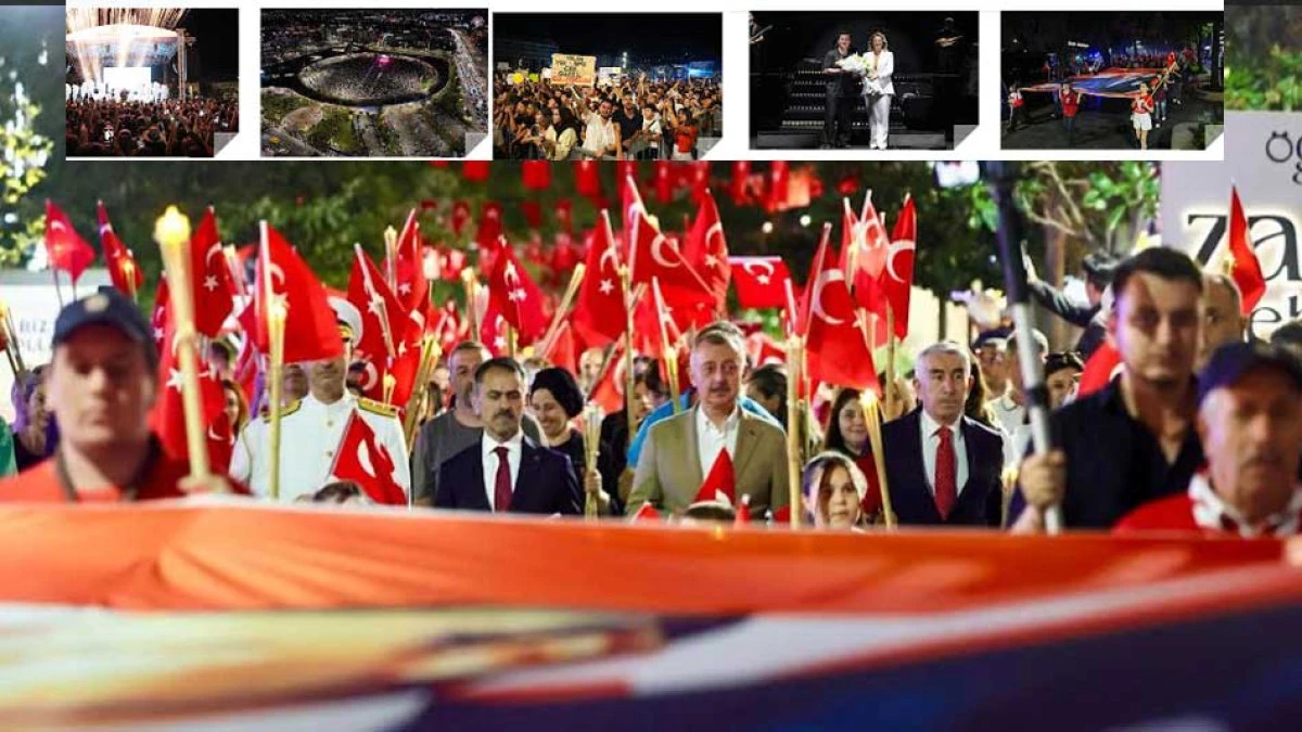 Kocaeli Milli İrade Meydanı Zafer coşkusuyla doldu taştı