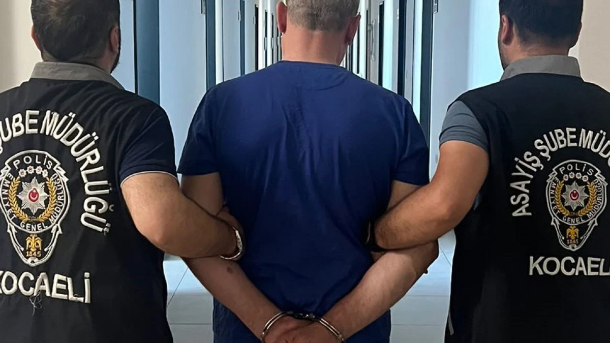 Kocaeli Polisi firari h&uuml;k&uuml;ml&uuml;y&uuml; bakın nerede yakaladı