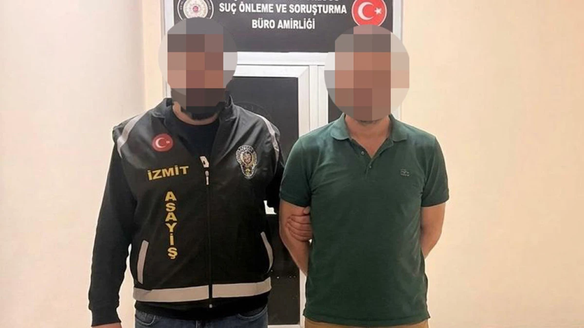 Kocaeli Polisi onu İzmit'te kıskıvrak yakaladı