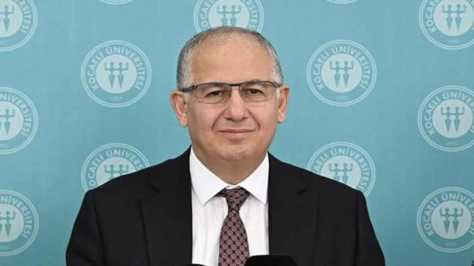 Kocaeli &Uuml;niversitesi Rekt&ouml;r&uuml; Cant&uuml;rk&rsquo;&uuml;n acı kaybı