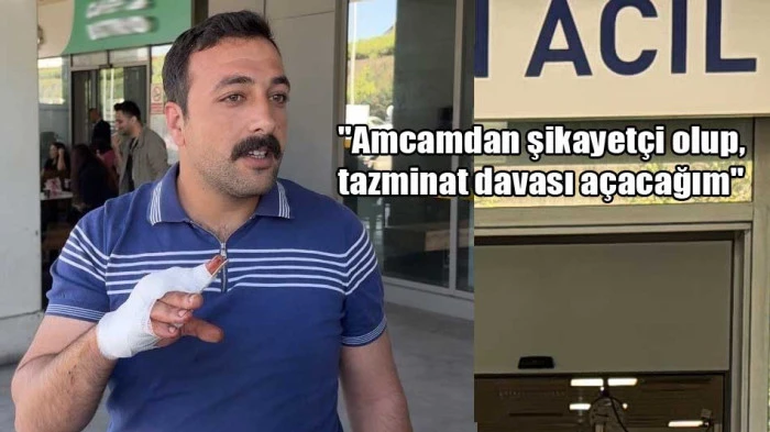 Kocaeli'de hastanelik olan acemi kasap herkesi g&uuml;ld&uuml;rd&uuml; 