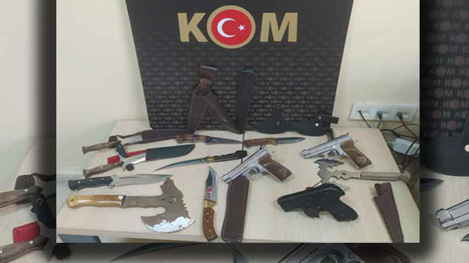 Kocaeli'de silah kaçakçılarına operasyon. Çok sayıda gözaltı 