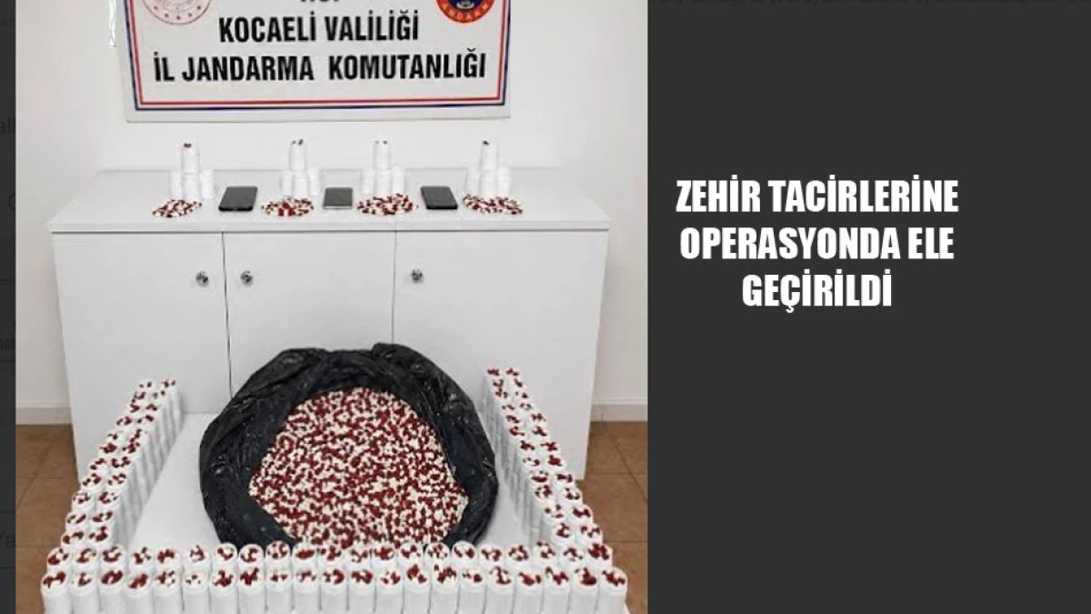 Kocaelİ'de zehir tacirlerine operasyon