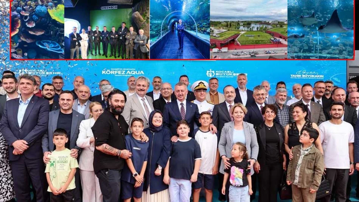 Kocaeli&rsquo;nin Akvaryumu &lsquo;K&ouml;rfez Aqua&rsquo; a&ccedil;ıldı