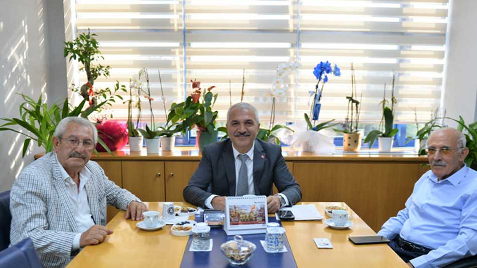 Mehmet Emin Akın'dan GTO Başkanı Aslantaş'a ziyaret