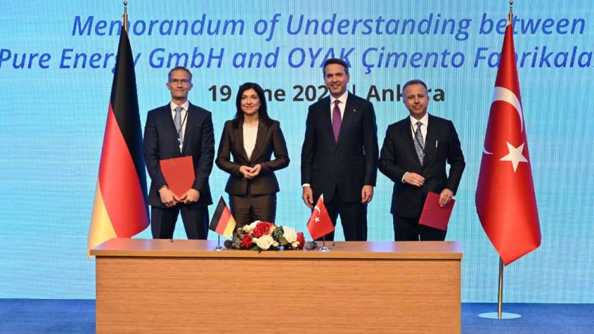  OYAK &Ccedil;imento ve Pure Energy&rsquo;den stratejik ortaklık
